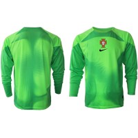 Portugal Goalkeeper Replica Home Shirt World Cup 2022 Long Sleeve